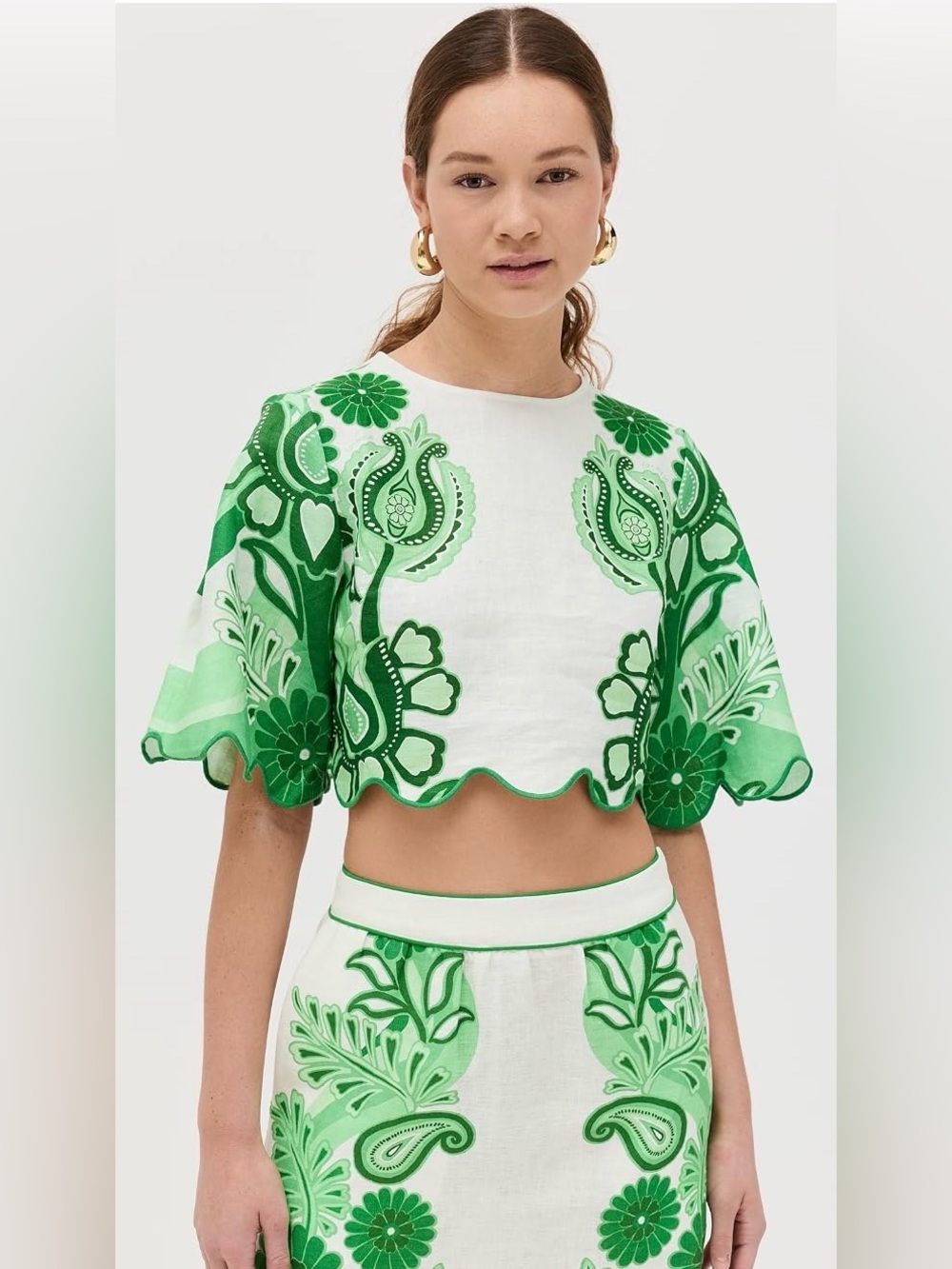 Color Festival Green Blouse